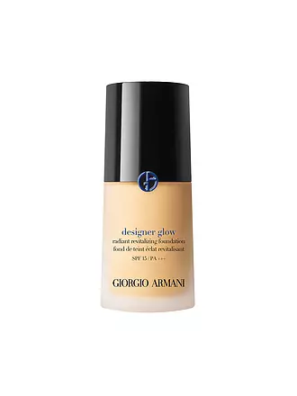 ARMANI COSMETICS | Base de maquillaje Designer Glow 30 ml FPS 20 (4) | camel